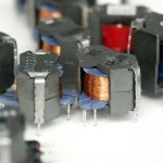 Close up of electronic components.
