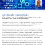 The Industrial Marketing Agency Newsletter - July 2013: Advertising for Industrial SMEs