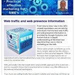 Web traffic and web presence information - 15th May 2015 Newsletter